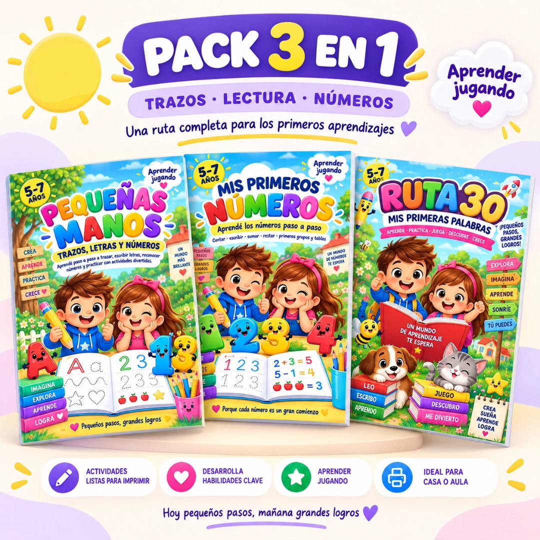 Primeras Palabras · Ruta 30 + 3 Bonus